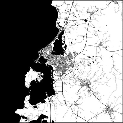 Mapa blanco y negro