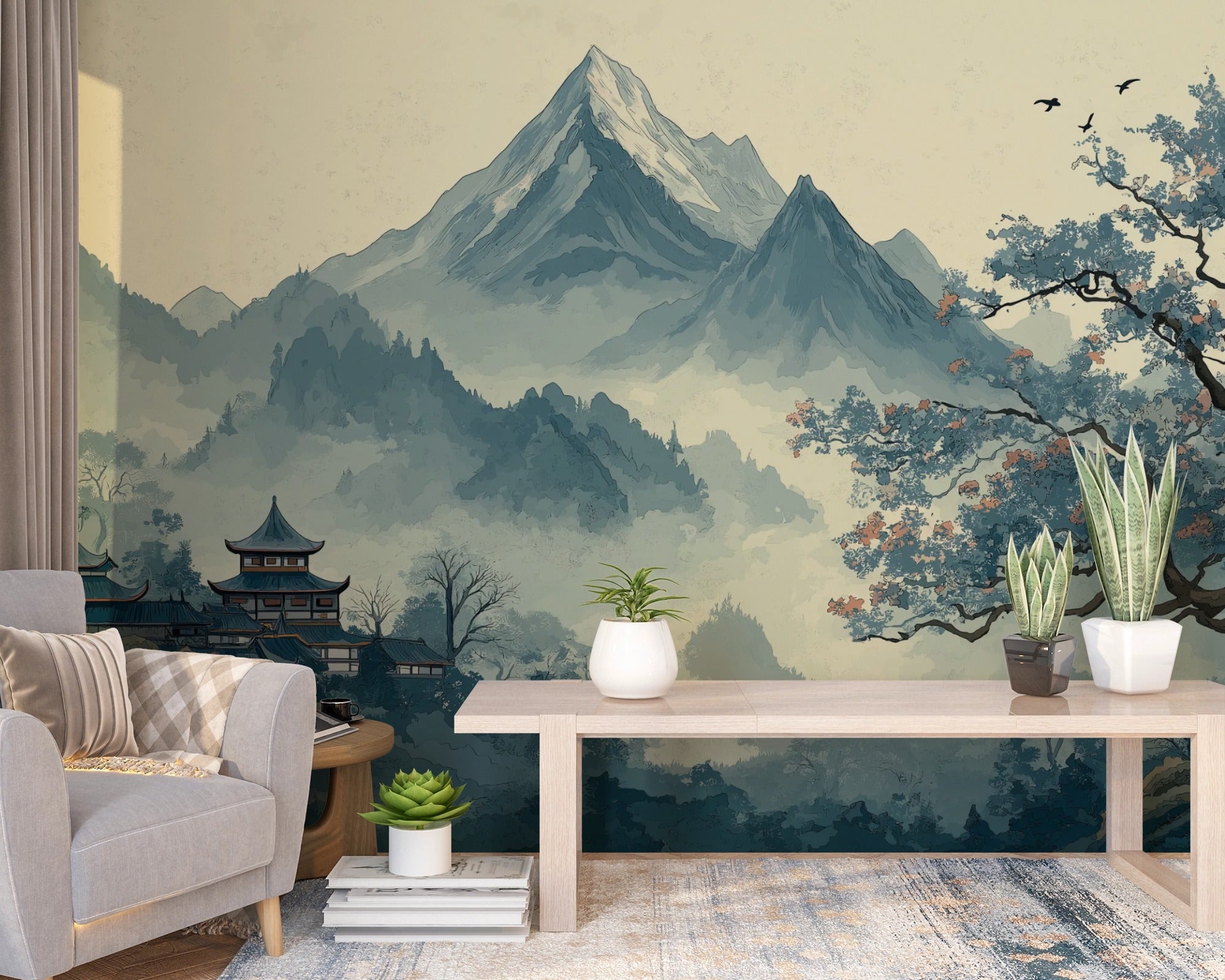 Japanese mountain landscape