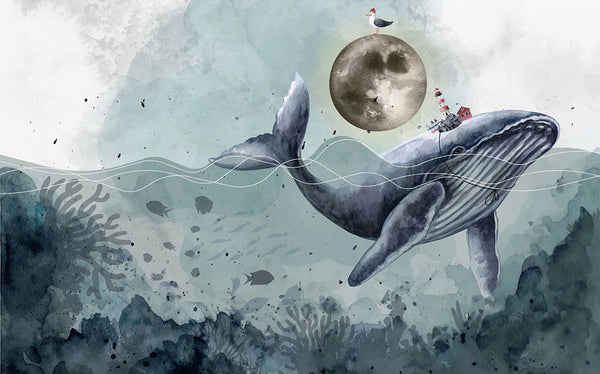 Sinfonía submarina: La danza de la ballena con la luna