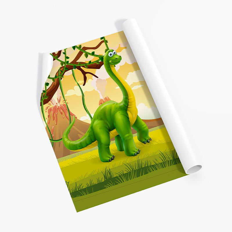 Cenefa mundo de dinosaurios stickers de pared