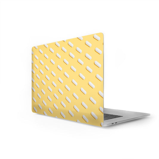 Skins para laptop patrón amarillo vinilo decorativo