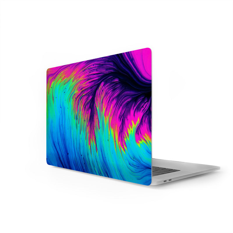 Skin para laptop olas coloridas vinilo decorativo