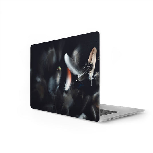 Skins para laptop arte con plumas vinilo decorativo