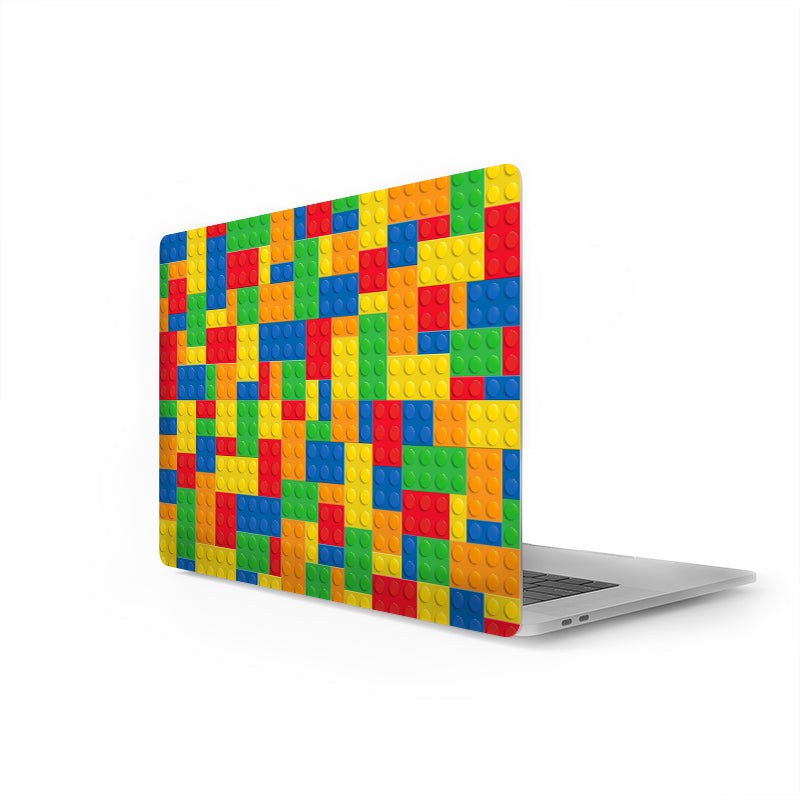 Skin para laptop patron de legos coloridos vinilo decorativo